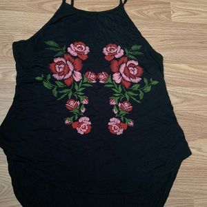 Rose tank top